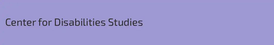 Center for Disabilities Studies